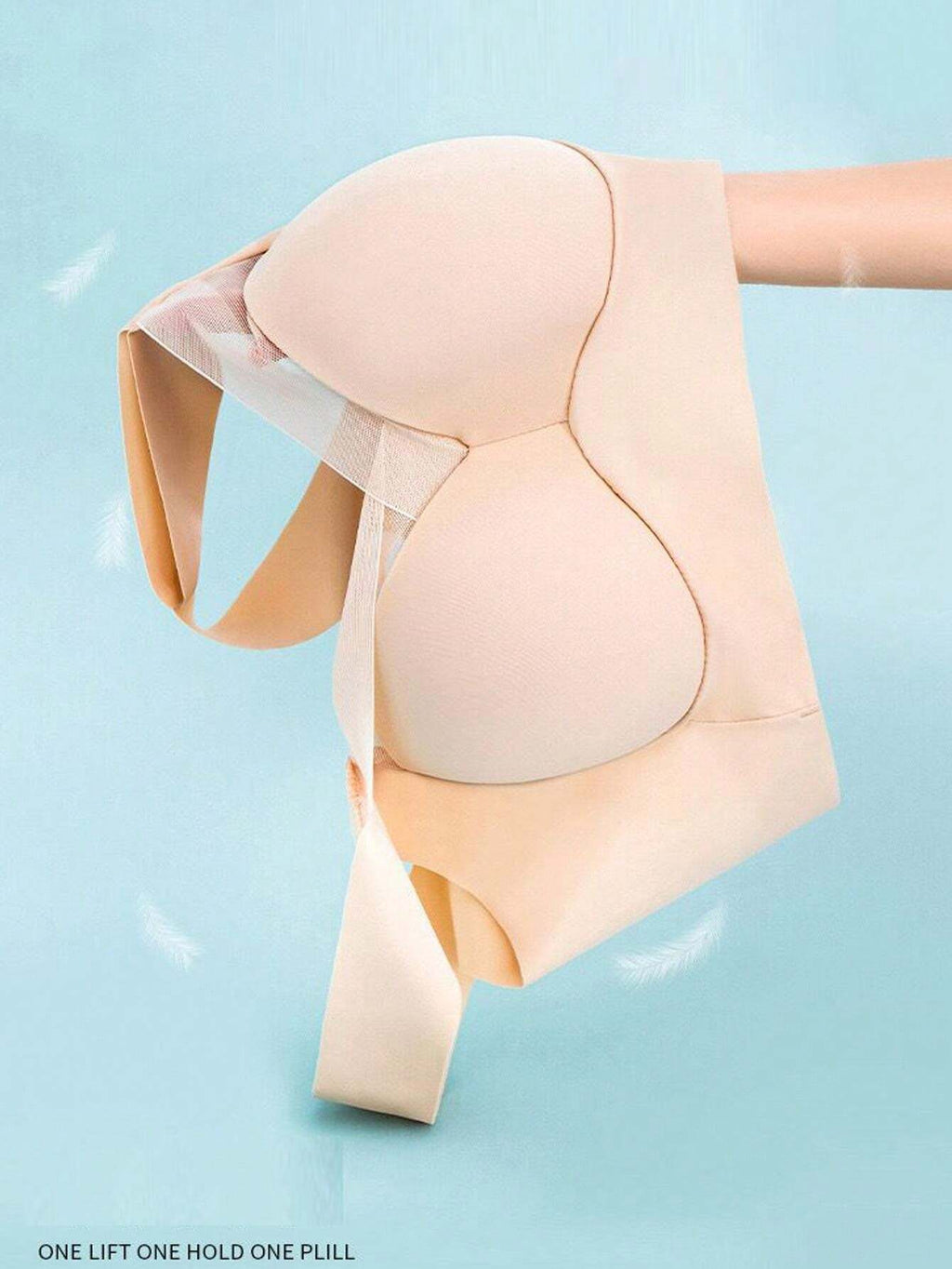 2Pcs/Set Seamless Back Smoothing Comfortable Wireless Bra without Pad, Lingerie