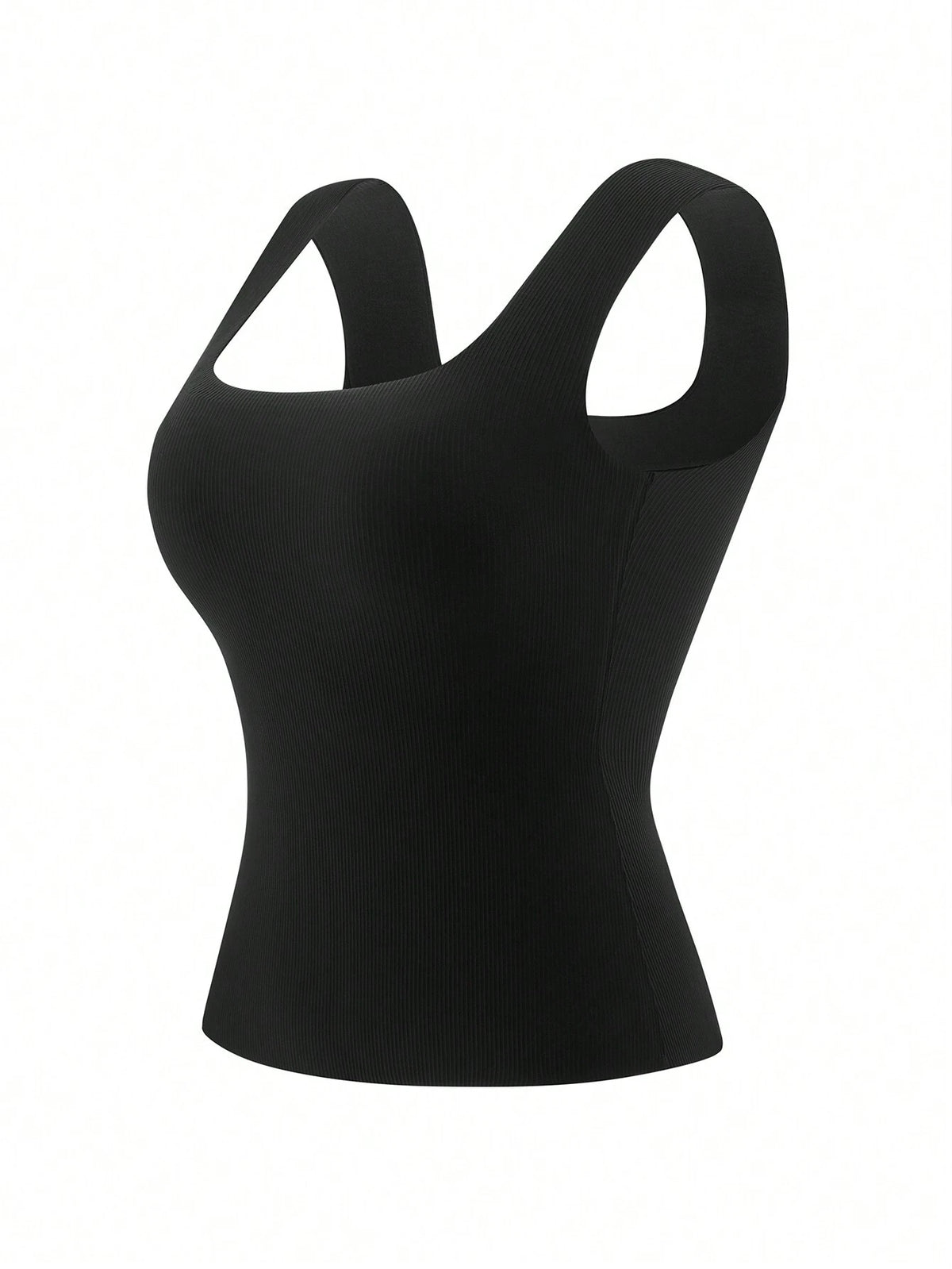LUVLETTE Dream Curve 2Ndskin White Outfits Wireless Seamless 2-In-1 Built-In Bra Basic Sports Workout Lingerie as Outerwear Sizefreedom Crop Tanktop Comfortable Must-Haves Also Suitable for Teen Girl & Young & Kid Bra-Free Cami