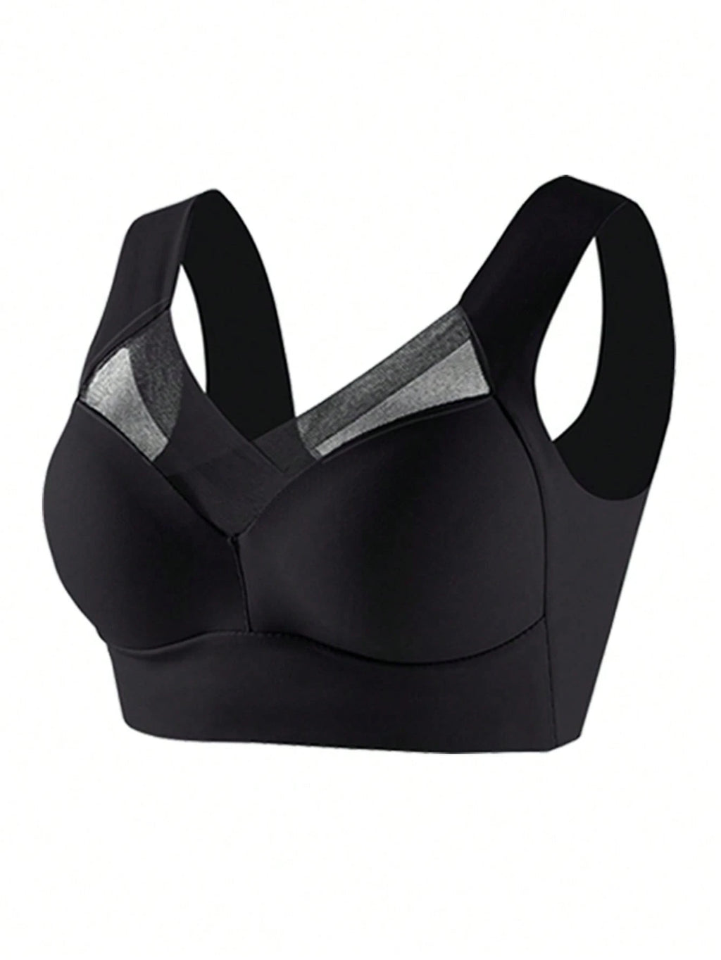2Pcs/Set Seamless Backless Bra for Women, Wire-Free Comfortable Basic Bra with Fixed Cups, Lingerie