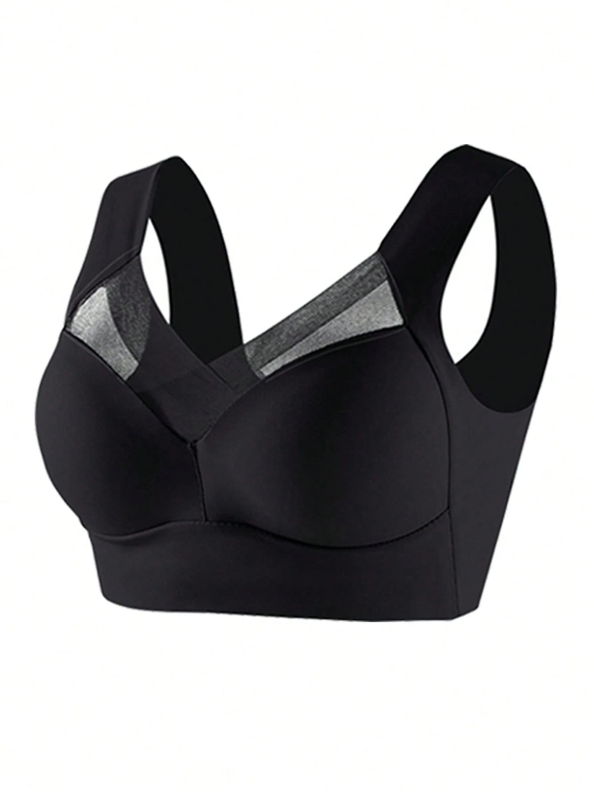 2Pcs/Set Seamless Backless Bra for Women, Wire-Free Comfortable Basic Bra with Fixed Cups, Lingerie