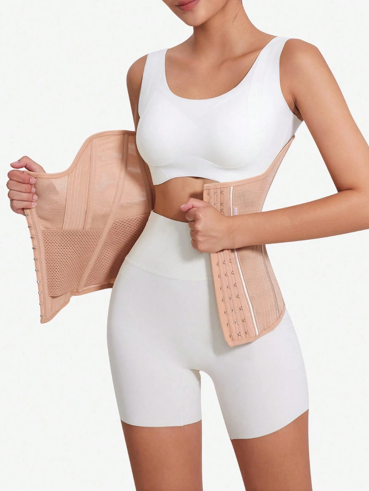 MISTHIN Fashion Steel Bone Back Support Women'S Tummy Control Waist Shaping Abdominal Compression Waist Cincher