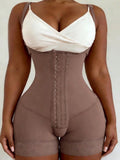 1Pc Women'S Colombian Shapewear, Body Shaper Jumpsuit, 4-Row Hook & Eye Full Body Shaping, Tummy Control Jumpsuit, Suitable for Daily Wear