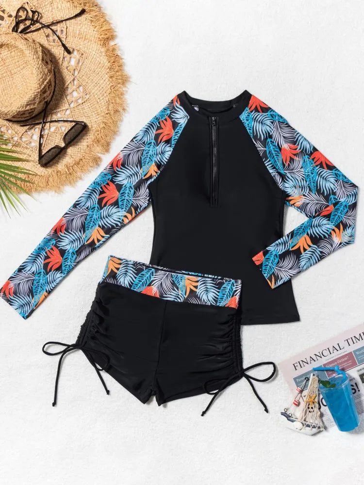 New Tankini Swimwears Tankini Set Sexy Swimsuit Women Summer Bathing Suit Bikini Set Sleeveless Beach Swimming Suit Female
