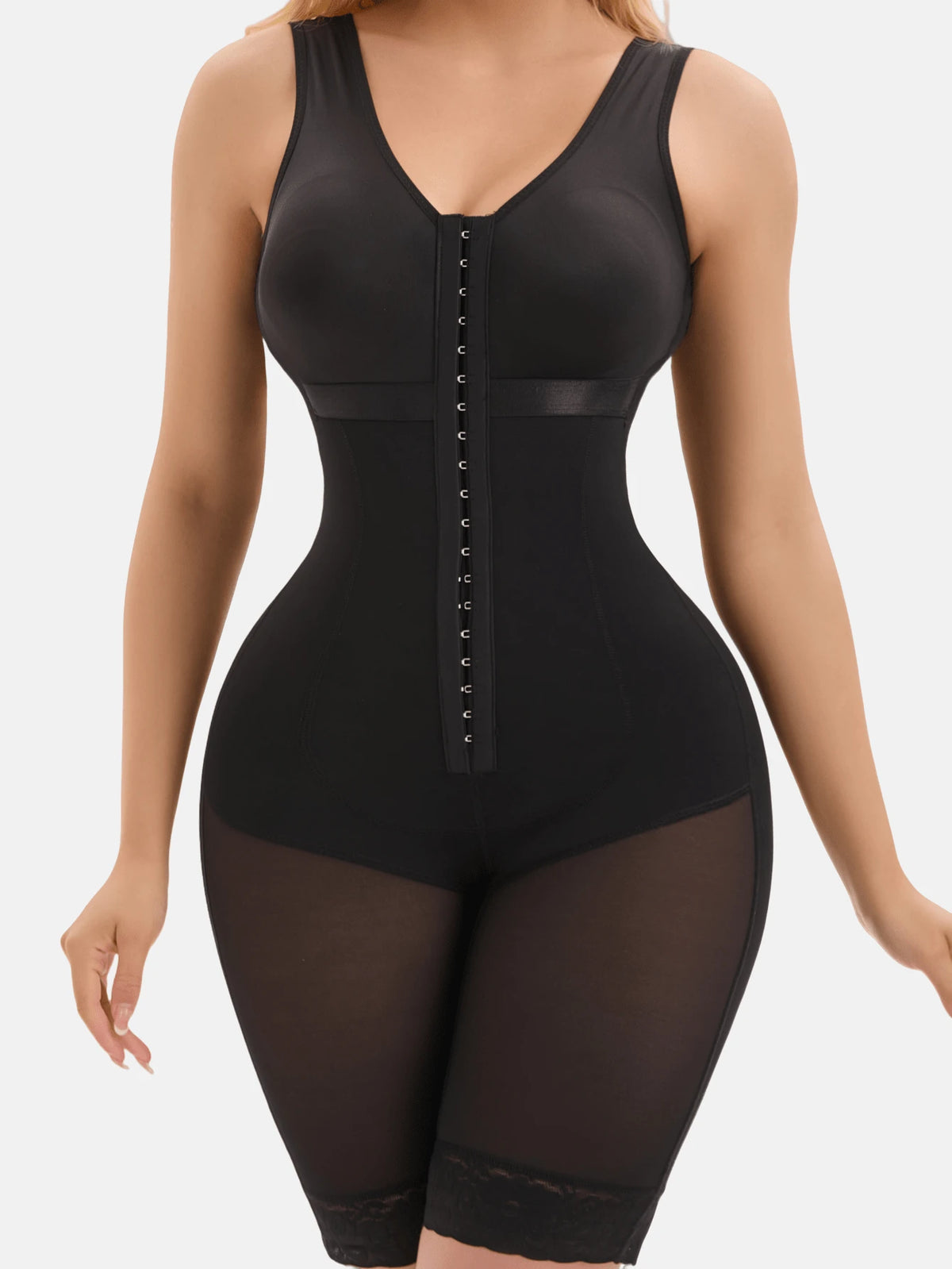 1Pc Women'S Shapewear, Abdominal Compression Jumpsuit, Butt Lifting Jumpsuit, Thigh Slimming Jumpsuit, High Compression Full Body Shaping Enhancer