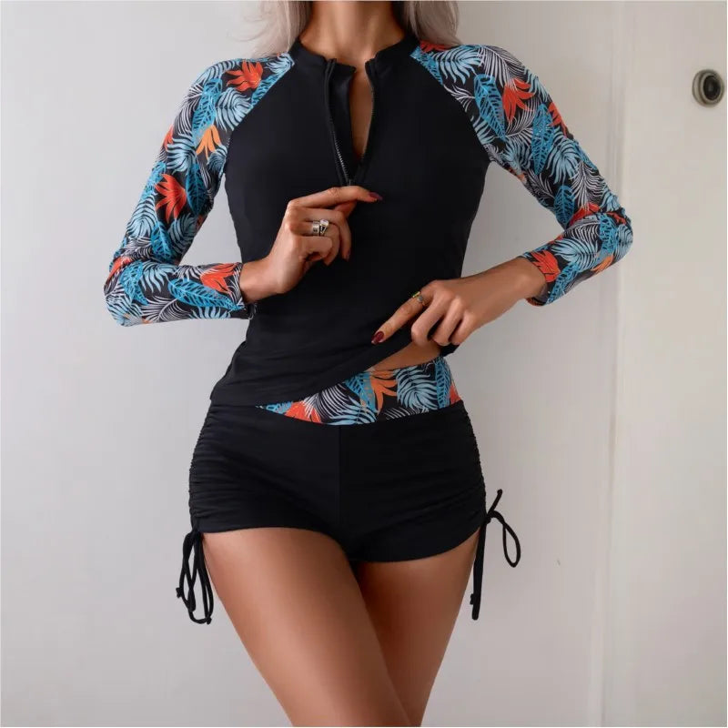 New Tankini Swimwears Tankini Set Sexy Swimsuit Women Summer Bathing Suit Bikini Set Sleeveless Beach Swimming Suit Female