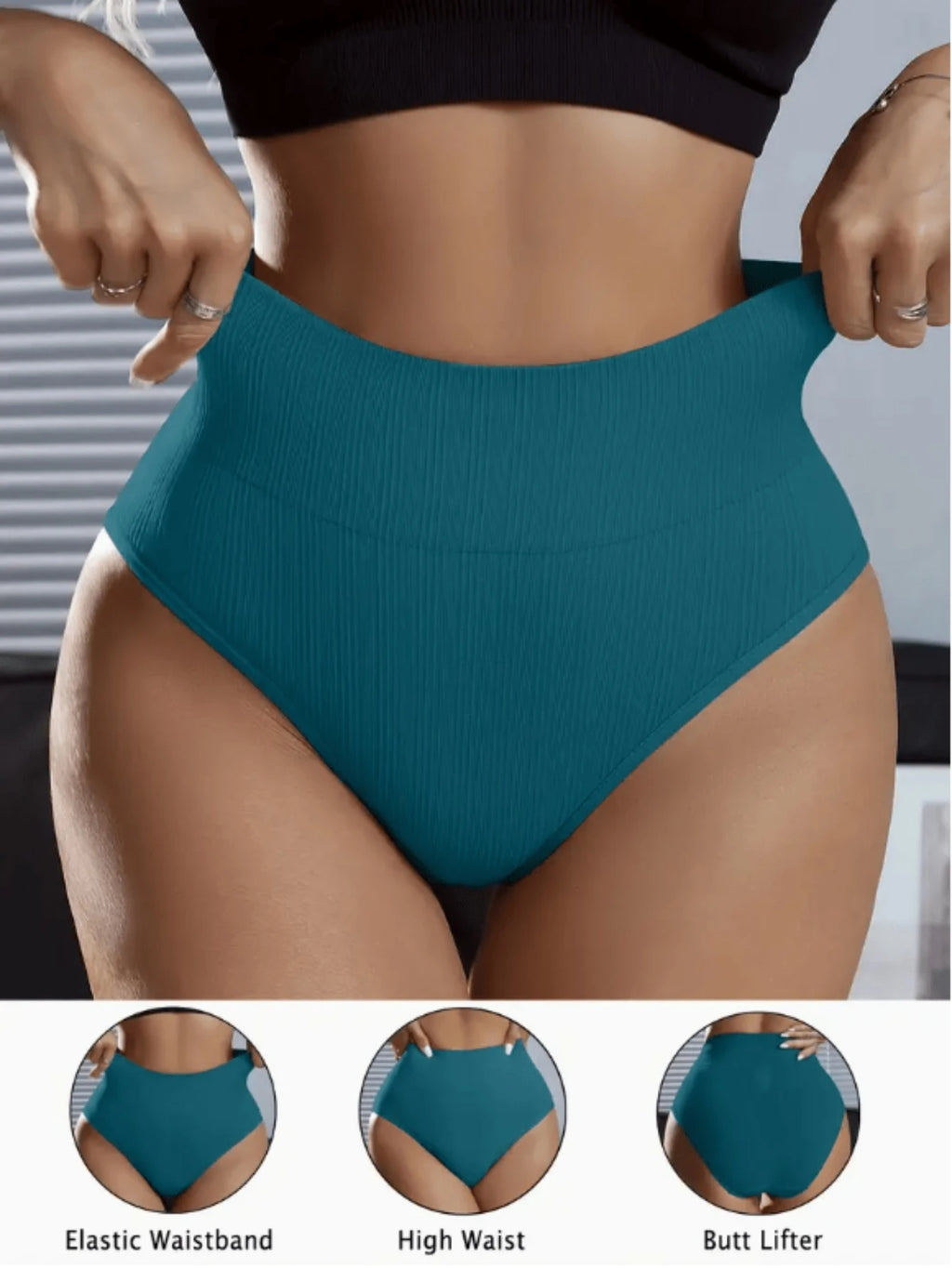 4Pcs Women Shorts/Briefs, Solid Color, Mid/High Waist, Comfortable, Slimming, Tummy Control, Women Body Shaper, Panty
