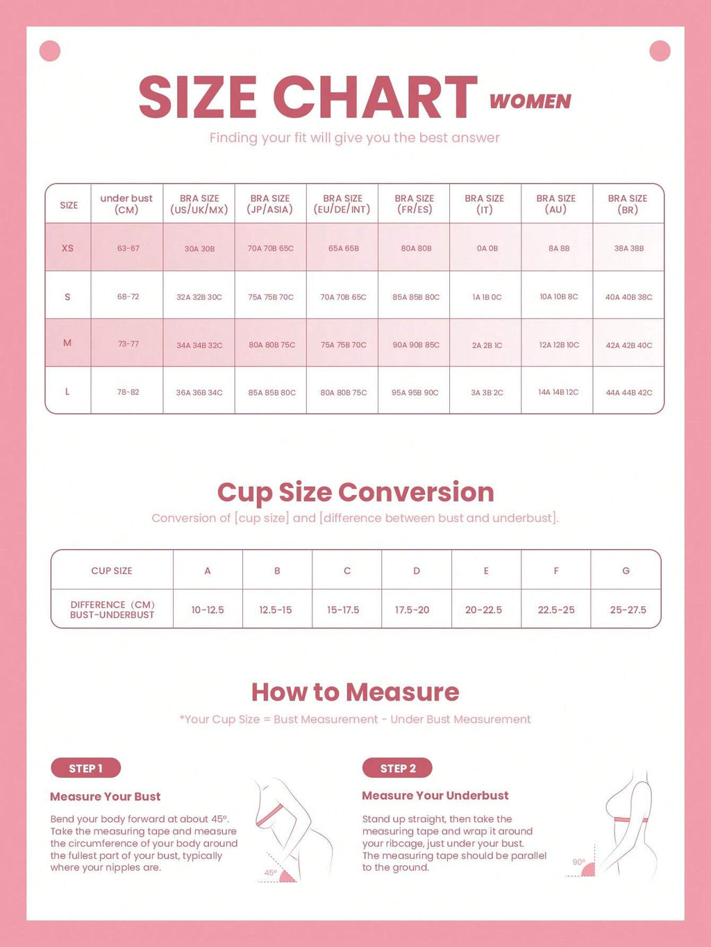 Women Lace Pattern Underwear Push up Bra with Anti-Slip Straps to Prevent Sagging and Collection of Underarm Fat, Ideal for Wedding Dress, Lingerie