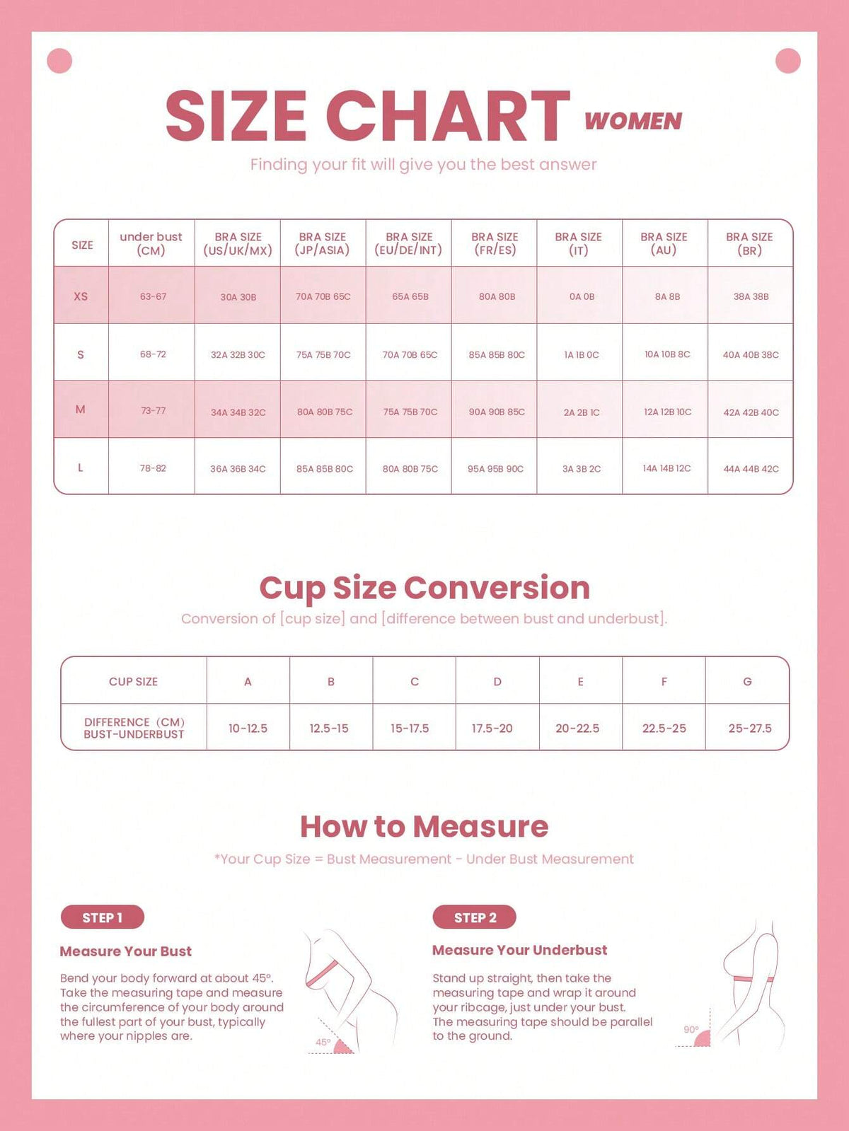 Women Lace Pattern Underwear Push up Bra with Anti-Slip Straps to Prevent Sagging and Collection of Underarm Fat, Ideal for Wedding Dress, Lingerie