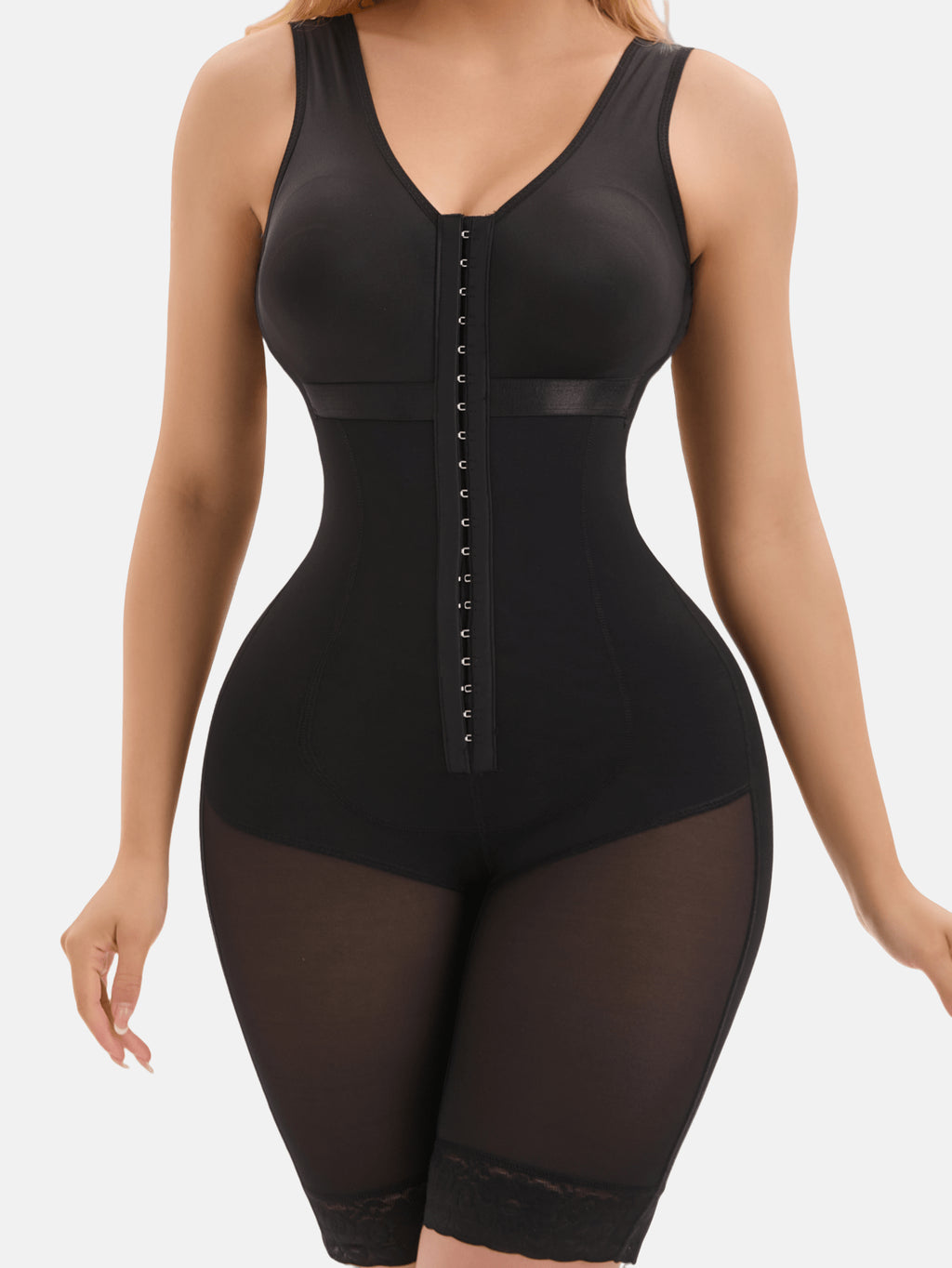 1Pc Women'S Shapewear, Abdominal Compression Jumpsuit, Butt Lifting Jumpsuit, Thigh Slimming Jumpsuit, High Compression Full Body Shaping Enhancer