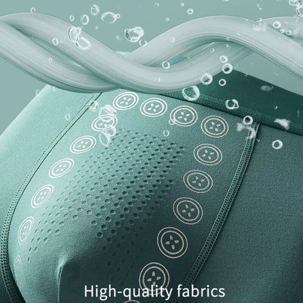 Breathable Magnetic Therapy Men'S Underwear Polyester Fibre Men'S Long-Lasting Underwear for Male Growth Tightening Delaying
