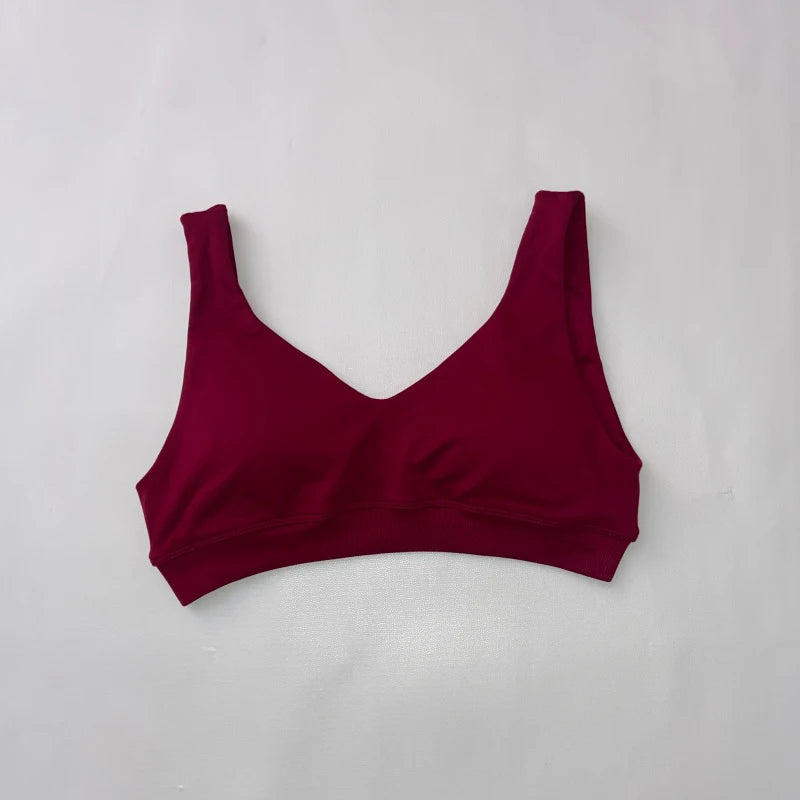 Women's Seamless Gym Set Scoop Backless Sports Bra V Neck Top with Scrunch Shorts Yoga Workout Outfit Fitness Clothing